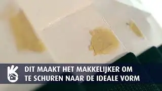 Stap 2 trap repareren met plamuur: hout opvullen