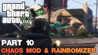 GTA V - Chaos Mod Fav Effects & Rainbomizer Part 10 Playthrough Commentary (with Liam)