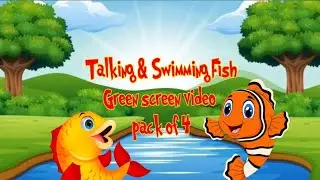 #nocopyrightvideo #animated fish#talking #swimming #greenscreen #cartoonvideo #animation #cartoon