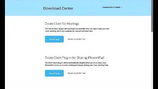 Installing Zoom on windows client
