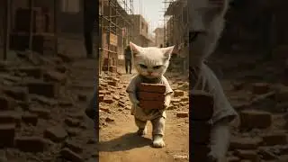 Catrun#video#construction# sad#catvideosforkids