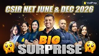 CSIR NET Life Sciences June 2026 Complete Recorded Course Launch | Join Today at 5 PM | VedPrep