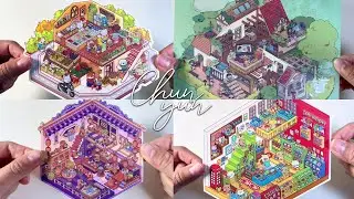 [ASMR] TỔNG HỢP VIDEO STICKER TRANG TR&Iacute; HOẠT CẢNH | 3D DECORATIVE STICKERS