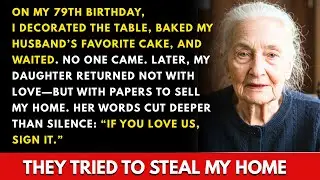 She Brought Papers to Take My Home | Family Drama Story