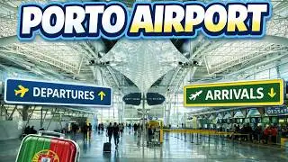 Porto Airport Walking Tour | Virtual Tour in 4K