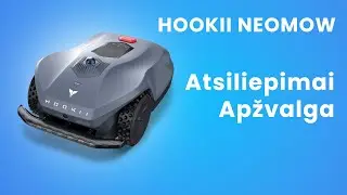 Hookii Neomow vejos robotas su LiDAR &ndash; apžvalga ir testavimas