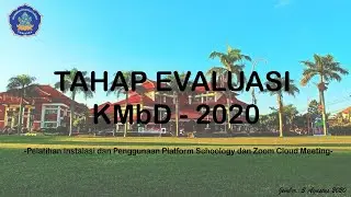 TAHAP EVALUASI || PELATIHAN DAN PENGGUNAAN PLATFORM SCHOOLOGY DAN ZOOM.