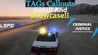 TAG's Callouts Install And Showcase! | LSPDFR Tutorial! | #lspdfr | #criminaljusticeyoutube