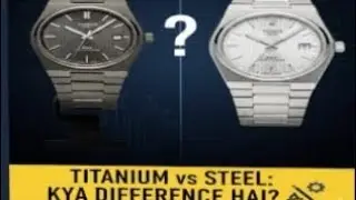 Tissot PRX 38mmTitanium vs 40mm Steel kaunsi hai aapke liye best?@watchesandmore001