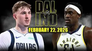 Dallas Mavericks vs Indiana Pacers Full Game Highlights &ndash; February 22, 2026 | NBA Season