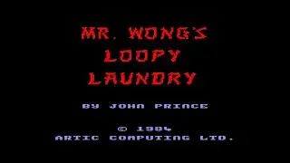 Amstrad CPC Longplay - Mr. Wong's Loopy Laundry (1984)
