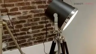 Verstelbare vloerlamp Triangle &ndash; Lumidem - Directlampen