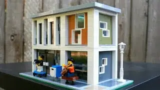 Модульное интернет-кафе LEGO MOC
