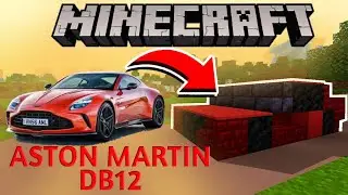 HOW TO MAKE AN ASTON MARTIN DB12 IN MINECRAFT - TUTORIAL