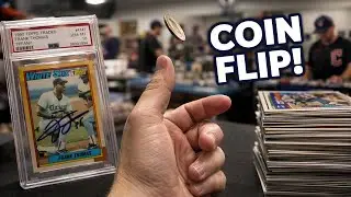 Phoenix VIP Sports Card Show!  COIN FLIP for a Frank Thomas PSA 10 Authentic Rookie Auto!