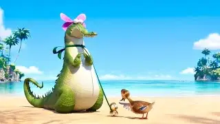 Crocodile ko baby duck banaya pet ( migration movie 🎥)hindi explain #animation 