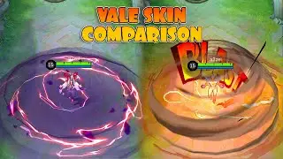Vale Blizzard Storm VS Kannagi Skin Comparison MLBB