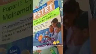 Finally received my order#pstet book