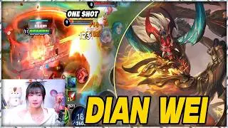 99 STAR DIAN WEI IS THE BEST JUNGLER! 🔥 1V5 SOLO CARRY DOMINATION - HONOR OF KINGS