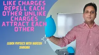 LIKE CHARGES REPELL EACH OTHER AND UNLIKE CHARGES ATTRACT EACH OTHER