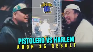 PISTOLERO vs HARLEM RESULT | FLIPTOP AHON 16 DAY 1 RESULT