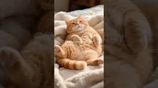 Kucing Gendut Cari Posisi Paling Enak 😴🐱 #kucinglucu #kucinggendut