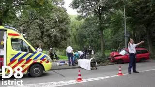 1 september Bestuurder wordt onwel en klapt tegen boom Huis te Landelaan Den Haag