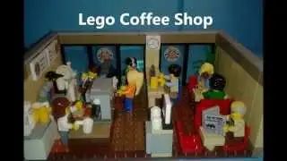 CUSTOM BUILD - LEGO Coffee Shop [MOC]