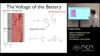 nanoHUB-U Rechargeable Batteries L5.2: Architectures & Design Guidelines - The Reaction Zone Model
