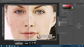 Học Photoshop C&aacute;c c&ocirc;ng cụ chấm sửa, Level, Curve, Clone stamp