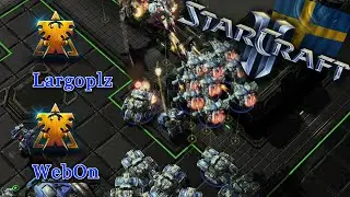 Vem siegar först?! | StarCraft 2 på Svenska! | Largo lirar Ladder vs WebOn