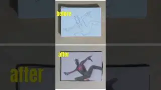 Spiderman Flipbook #flipbook #spiderman #art #milesmorales