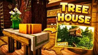 Vintage Story | 🌳 How to Build a Redwood Tree House 🏠| INTERIOR