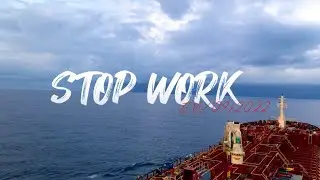 STOP WORK FOR SAFETY & ENVIRONMENT PROTECTION #safetymeeting #oiltanker #ship #tankerships #seafarer