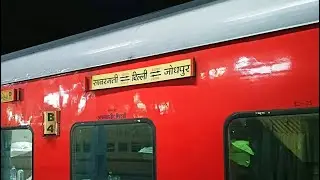 Ashram Express Clear Train Announcement at Jaipur Railway Station