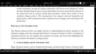 🌍 Immigration Policies & Refugee Crisis: Ukraine's War, Europe's Response & Political Philosophy 🇺🇦