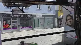 Im Austro Fiat Feuerwehr durch Ried im Innkreis