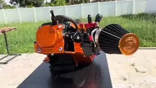 Kandy Painted Custom Mini Bike Engine 212cc Predator. Hit me up if you want to get Custom Painted 