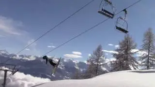 Double Backflip Under The Chairlift // Ma&eacute; Biedermann