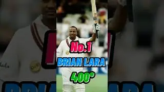 Top 10 highes individual score in test cricket history #cricket #crickethistory #testcricket #shorts