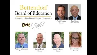 Bett School Board Meeting -  August 14, 2025
