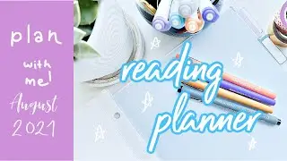 Plan With Me! 🌙 August 2021 Reading Journal 📚August Bujo