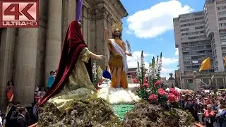 Encuentro Jesús Resucitado y Virgen de la Alegría El Calvario 2023 - Semana Santa en Guatemala