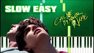 Sufjan Stevens - Mystery of Love (Slow Easy Piano Tutorial) (Anyone Can Play)