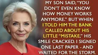 My Son Tried To Steal My Life Savings, But When I Went To The Bank, He Started Calling Nonstop