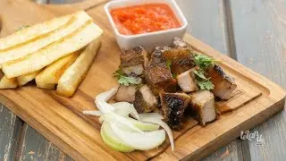 Sticky Lemongrass Pork Chops