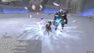 FFXI - Zilart Ark Angel Galka fight.