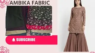 Rangoli Crush Fabric With Matching Panel | Heavy Embroidery Suit Fabric Collection