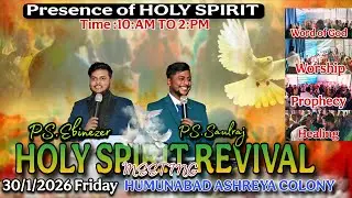 HOLY SPIRIT REVIVAL MEETING AT HUMUNABAD WITH PS. EBINEZER