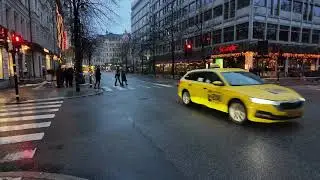 Stockholm Cool City Centre Winter Walk ❄️🇸🇪 4K Snowy Streets & Nordic Atmosphere